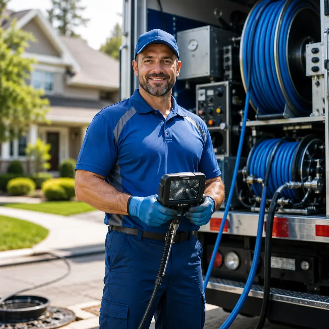 Local outdoor drain cleaning specialists in East Wilton, ME